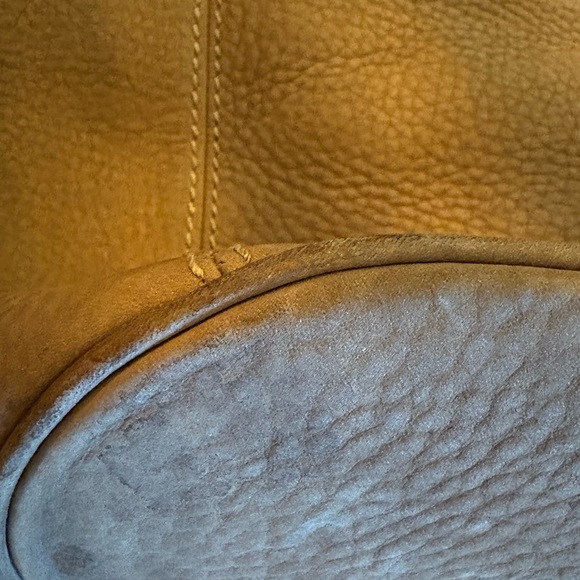 Coach 4944 Pebbled Leather Sling Backpack Taupe, Brass Hardware, Vintage 1990s - Picture 8 of 16